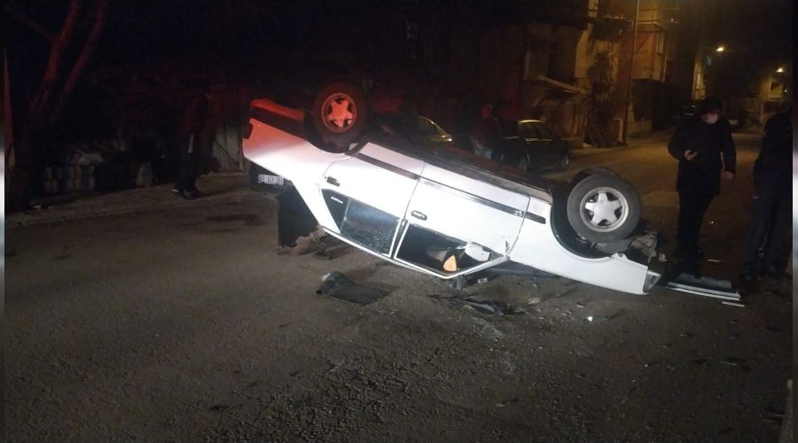 Rmorka arpan otomobil takla att
