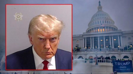 Sabıka fotoğrafı Trump'a yaradı