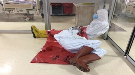 Sağlık çalışanlarının mücadelesinin kıymetini anlamayanlara gelsin