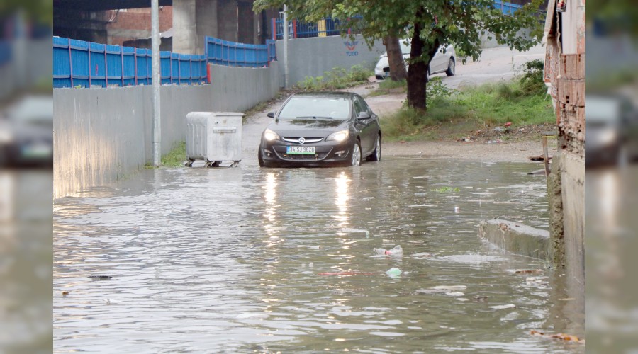 Samsun'da sa�anak etkili oldu