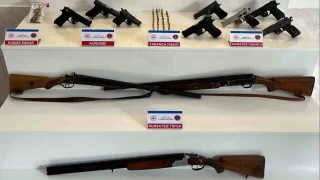 Samsun'da silah operasyonu: 6 kii yakaland