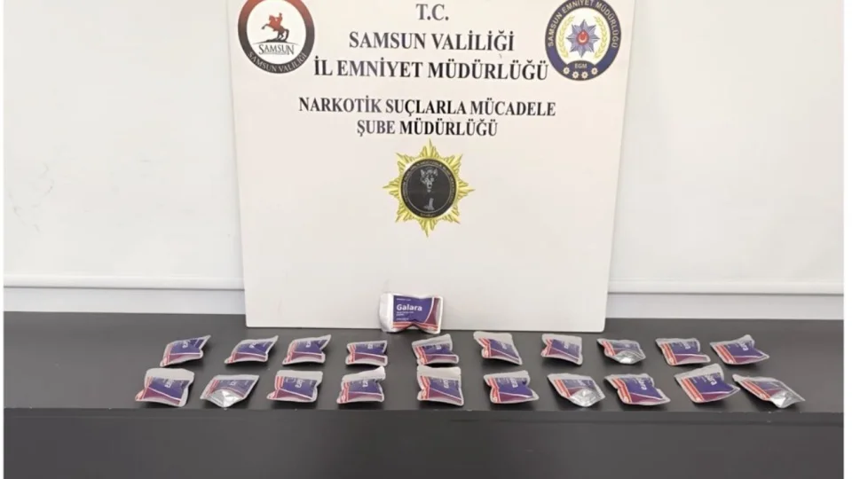 Samsun'da zehir operasyonu: 9 g�zalt�