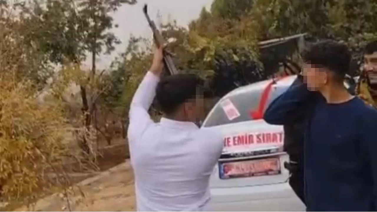 anlurfa'da dnde uzun namlulu silahla havaya ate at