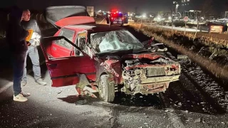 anlurfa'da otomobil motosiklet ile arpt: 1 l, 2 yaral