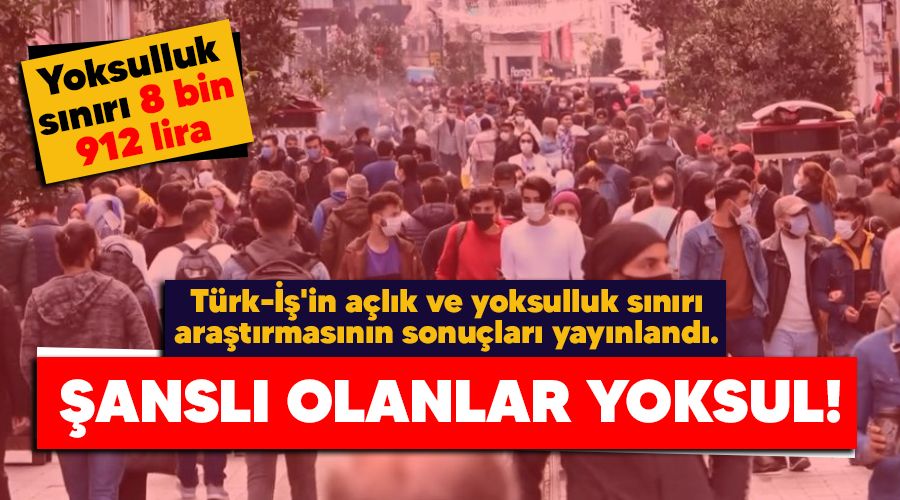 �ansl� olanlar yoksul!