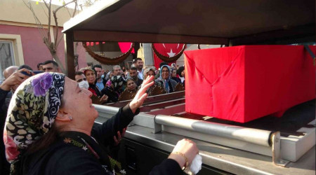 Şehit binbaşı son yolculuğuna uğurlandı