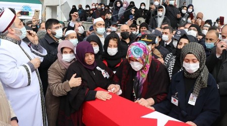 Şehit Gedik, helallik için baba evine getirildi