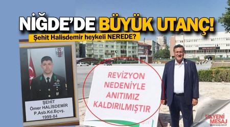 Şehit Halisdemir heykeli kayboldu!
