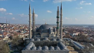 Selimiye Camii'nde restorasyon hala bitmedi