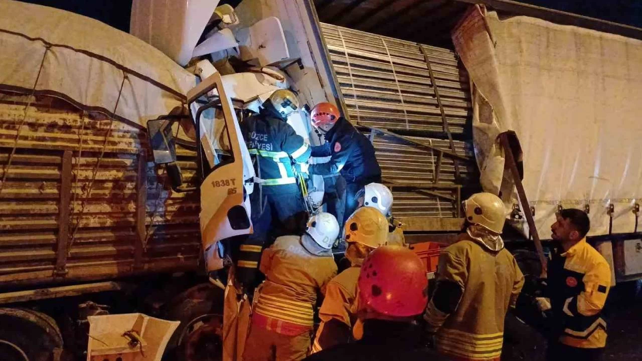 Seyir halindeki tra, arkasndan gelen tr arpt: 1 l