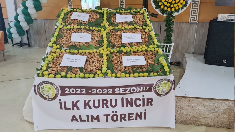 Sezonun ilk kuru inciri 400 TL'den sat�ld�