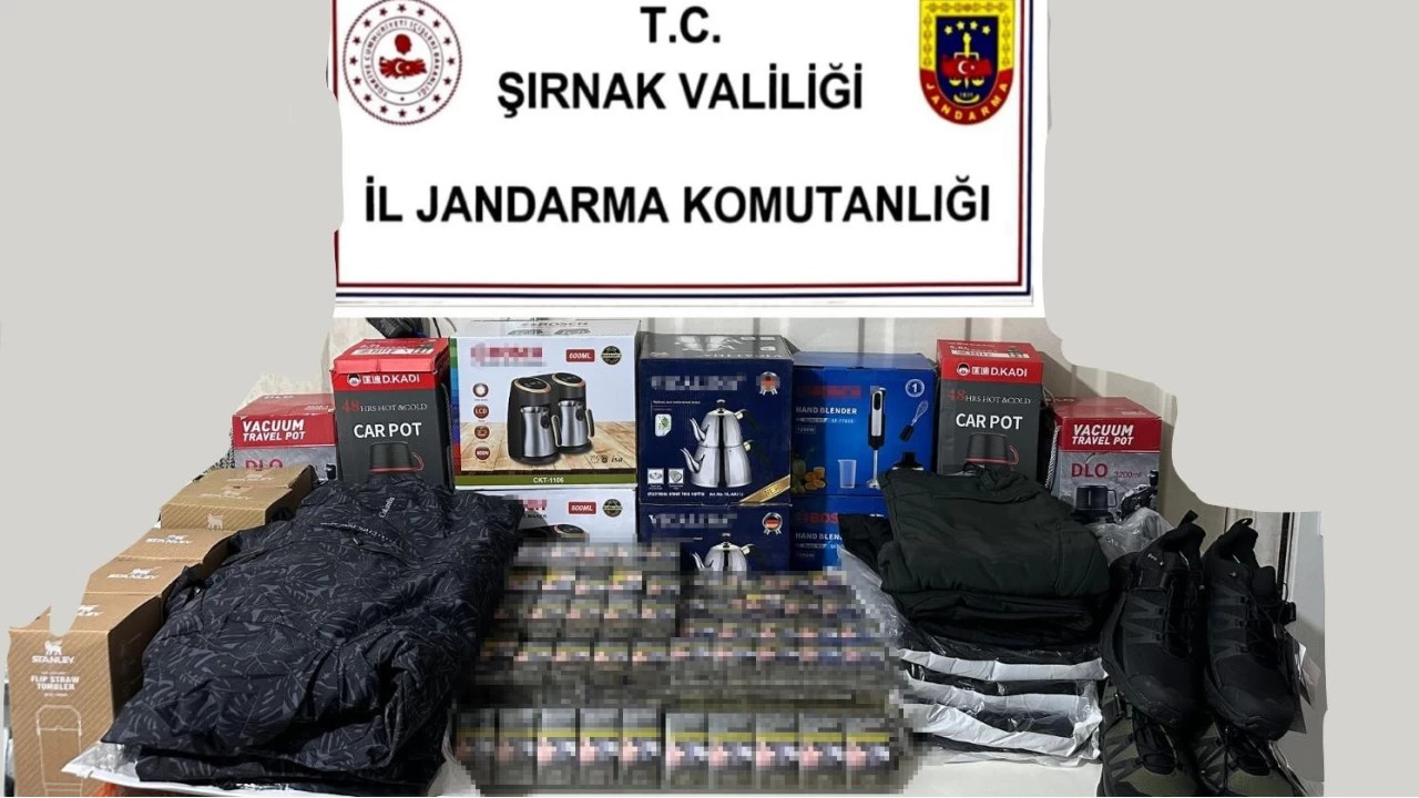 Şırnak'ta 14 milyon liralık kaçakçılığa 2 tutuklama