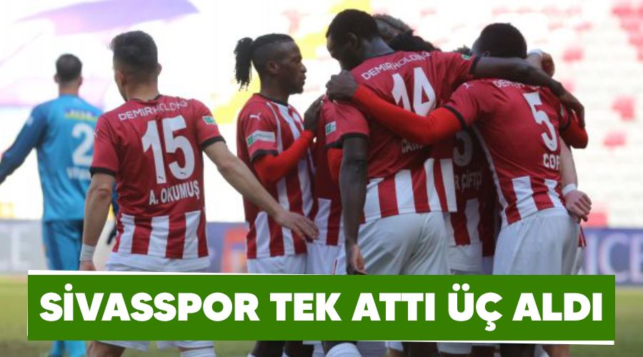 Sivasspor tek att  ald 