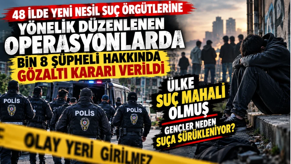 Su�a s�r�klenen gen�ler!