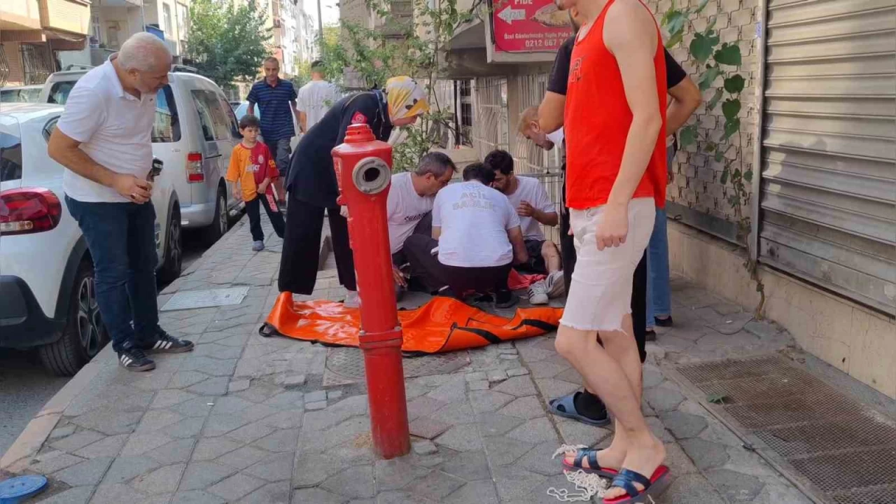 Sultangazi'de kald�r�mda y�r�yen �ahsa silahl� sald�r�