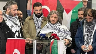Sumud Filosu aktivisti H�seyin Oral, �stanbul'a geldi