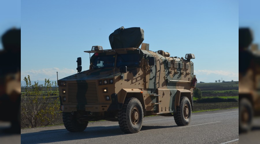 Suriye sınırına tank takviyesi