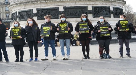 Suudi Arabistan'a silah satışı protesto edildi