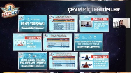 TEKNOFEST 2021 Bilgilendirme Semineri çevrimiçi yapıldı