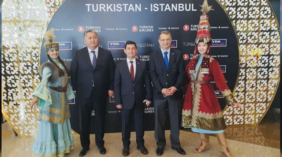 THY, T�rkistan'a ilk u�u�unu yapt�