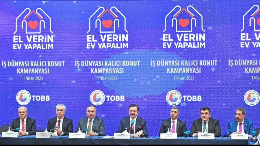 TOBB'dan deprem iin dev kampanya
