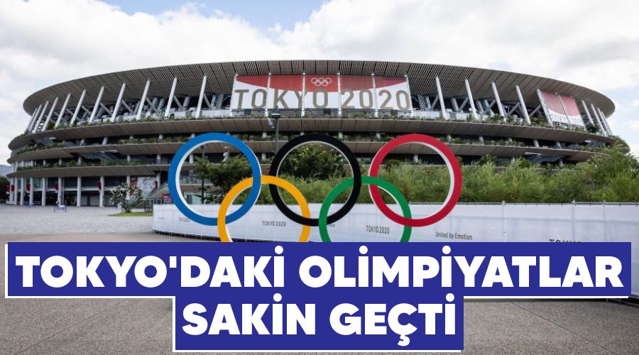 Tokyo'daki olimpiyatlar sakin geti