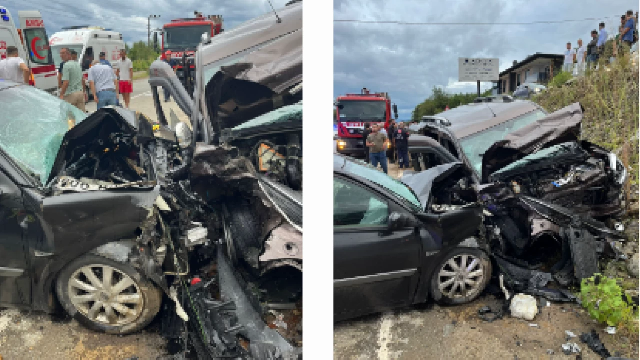 Trabzon'da trafik kazas�nda 7 ki�i yaraland�