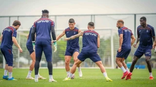 Trabzonspor'da neşeli idman
