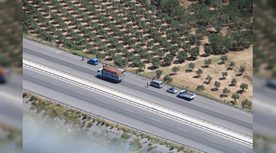 Trafik ihlalleri havadan da tespit ediliyor