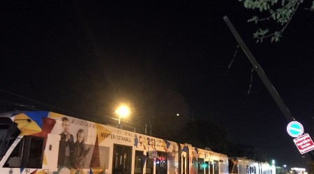 Tramvay seferleri durdu