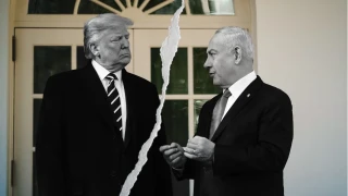 Trump ile Netanyahu'yu kar�� kar��ya geldi