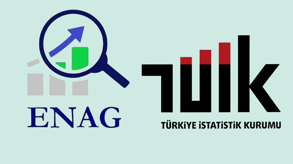 T��K ile ENAG aras�nda Nisan ay�nda ayl�k enflasyonda 0.89 puan fark olurken, y�ll�k enflasyonda ise fark 23.01 puan oldu