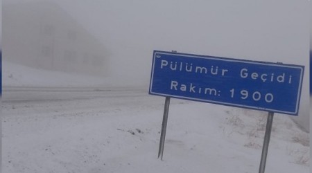 Tunceli'de kar, 56 köy yolunu ulaşıma kapattı