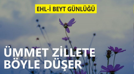 Ümmet zillete böyle düşer