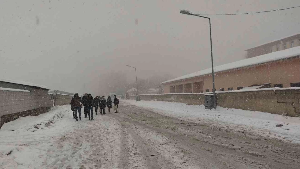 Van'�n Muradiye il�esinde e�itime kar engeli