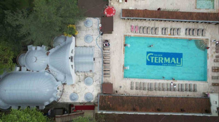 Yalova'daki termal tesislerde bayram yoğunluğu