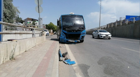 Yolcu minibüsü ile hafif ticari araç çarpıştı: 6 yaralı