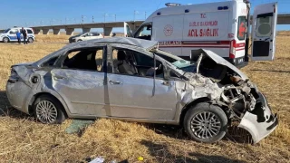 Yozgat'ta kontrolden kan ara takla att: 1 l, 4 yaral