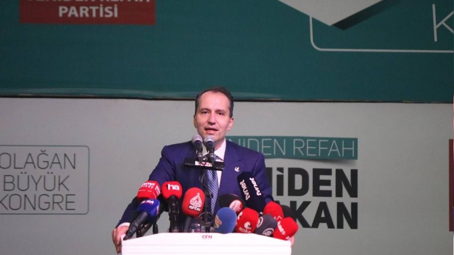 YRP genel başkanlığına yeniden Fatih Erbakan seçildi