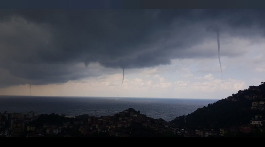 Zonguldak'ta hortum paniği