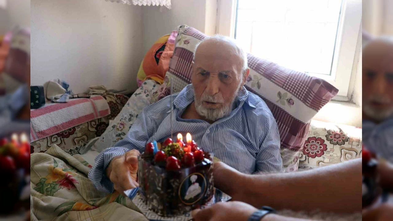 1 asırlık dedeye doğum günü sürprizi