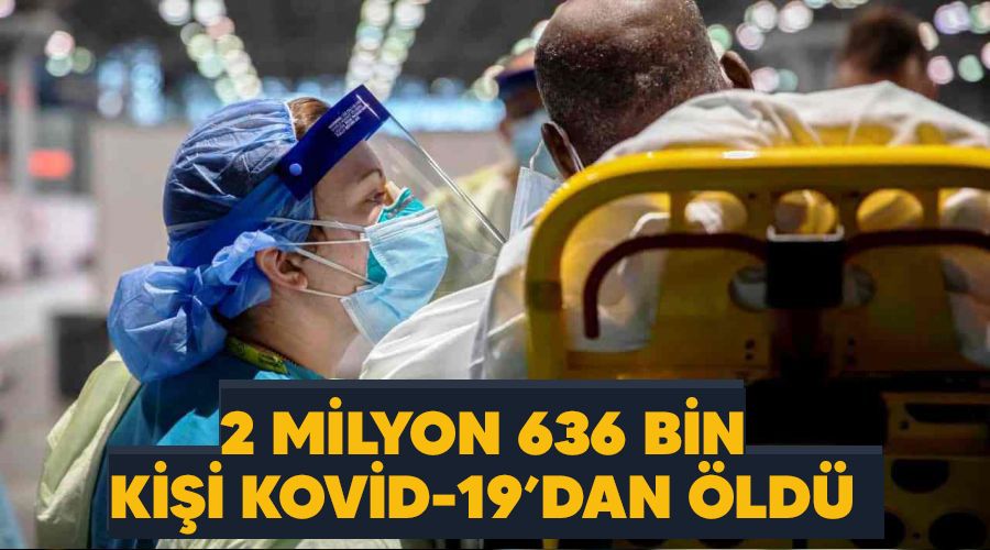 2 milyon 636 bin kişi Kovid-19'dan öldü