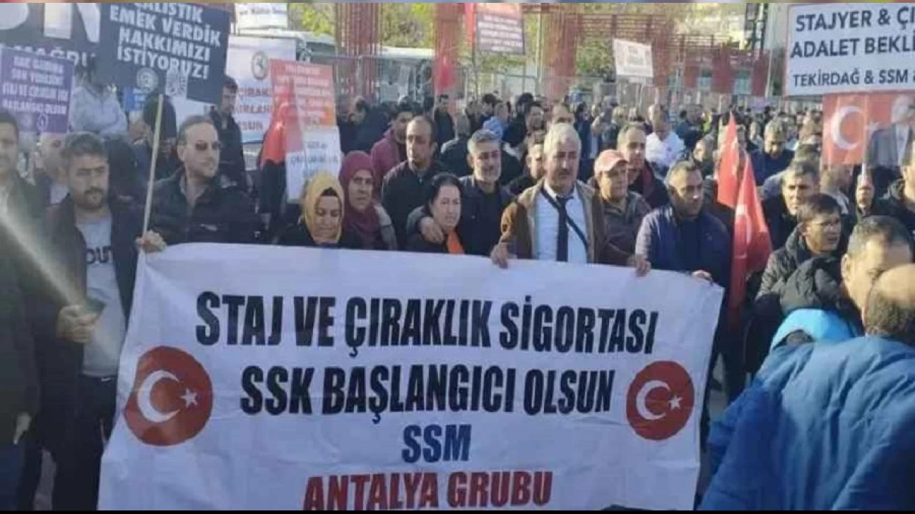 2 milyon stajyer ve ��rak ��z�m bekliyor