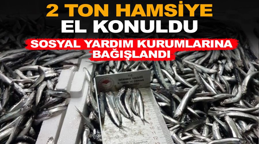 2 ton hamsiye el konuldu