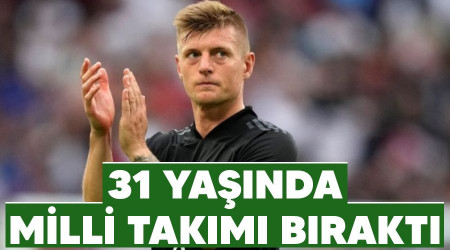 31 yaşında milli takımı bıraktı