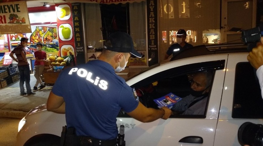 8 ayr noktada 70 polis ile denetim