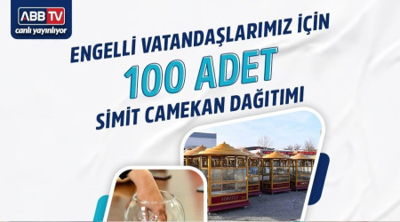 ABB'den engelli vatandaşlar için 100 simit camekanı