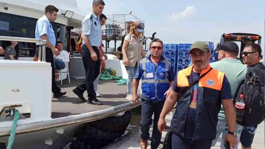 Adalar'da gezi tekneleri denetlendi
