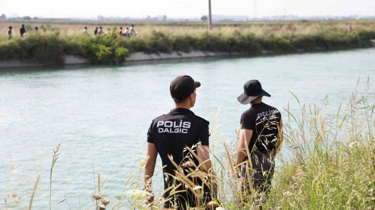 Adana'da sulama kanalna giren gen kayboldu