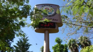 Adana'da yazdan kalma gnler yaanyor